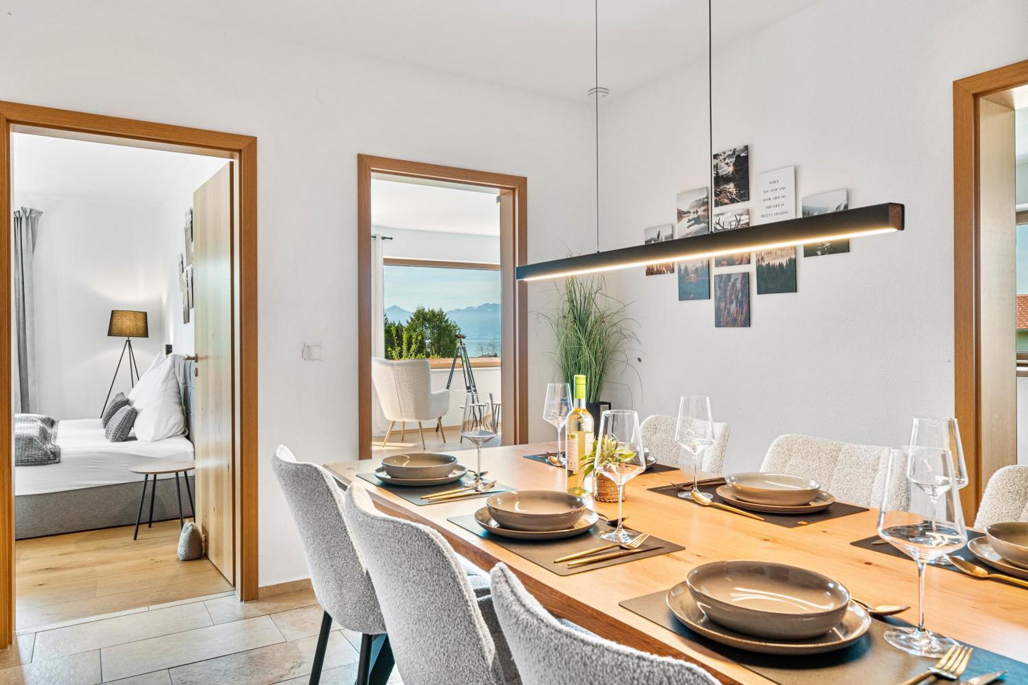 Chalet Am See - Seeblick Bergblick Modern Charmant Neu Seeon-Seebruck Exterior foto